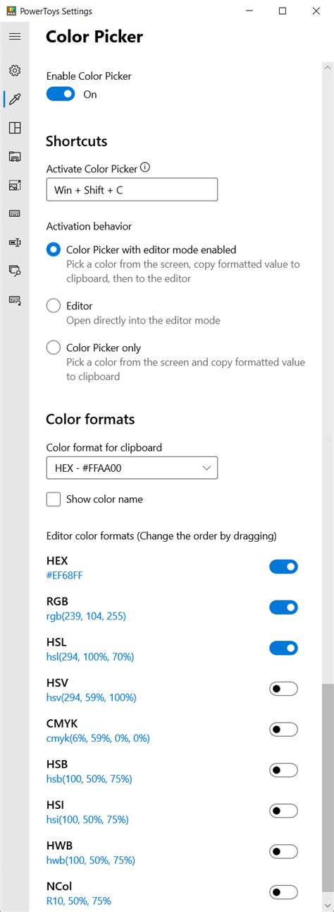 How to activate Hex Color Picker in Windows 10 using PowerToys – Digitional