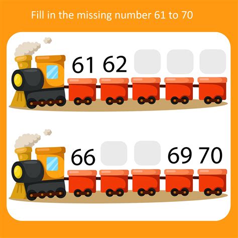 Fill in the missing number 41 to 50 - iWorksheets | Free Interactive ...