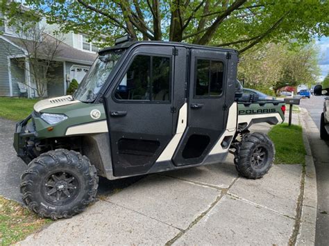 Full Steel Doors W/ Sliding Windows for 2019+ Polaris Ranger Crew XP ...