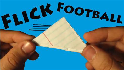 How to Make a Paper Flick Football (Origami) - Rob's World | FunnyCat.TV