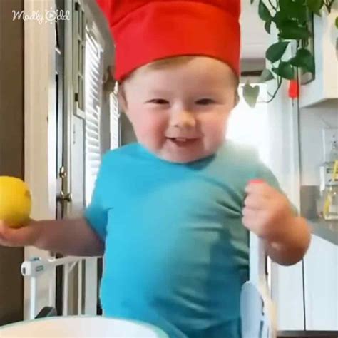 The cutest baby chef's cooking video goes viral (VIDEO).