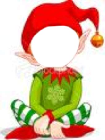 christmas elf - FACEinHOLE