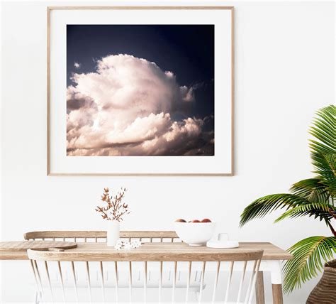 Cloud Print Large Wall Art Prints Downloadable Prints Cloud | Etsy