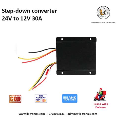 DC Voltage Step Down Converter 12V 10A Buy Now! | LK-Tronics