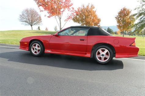 Sell used Stunning 91 Camaro RS Convertable with 23K Riginal Miles in ...