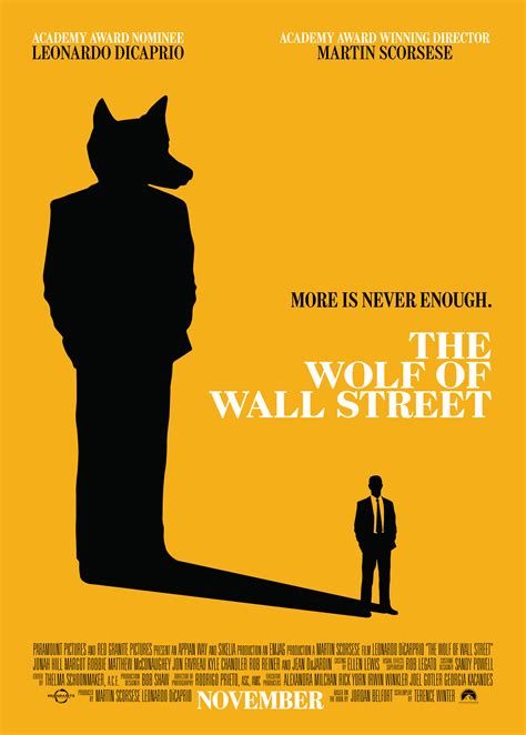 The Wolf Of Wall Street Movie Poster