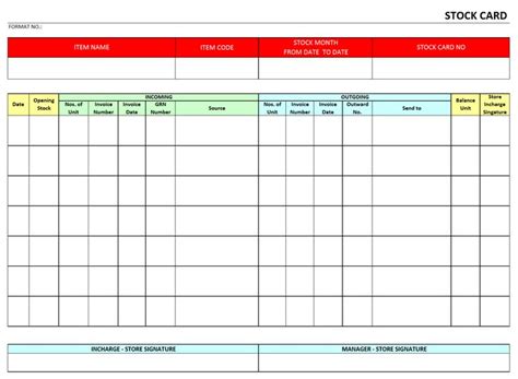 Warehouse Inventory Management Spreadsheet | Card template, Spreadsheet ...