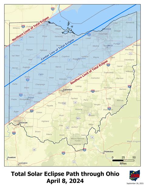 Solar Eclipse 2024 Path Of Totality Map Ohio - Alina Beatriz