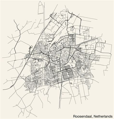 Roosendaal Map Stock Illustrations – 8 Roosendaal Map Stock ...