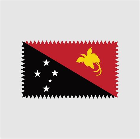 Papua New Guinea Flag Vector Design. National Flag 6997073 Vector Art ...