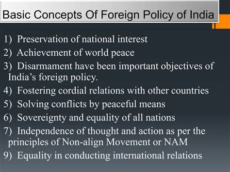 Foreign policy of india | PPT