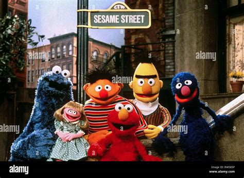 MONSTER,ERNIE,ELMO,BERT,GROVER, SESAME STREET, 1969 Stock Photo - Alamy