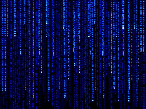 Blue Matrix Wallpapers - Wallpaper Cave