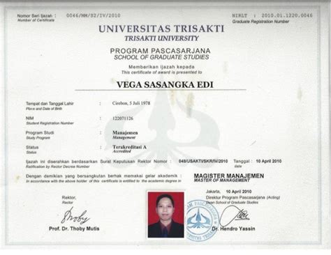 Contoh Ijazah S1 Universitas Terbuka Pendaftaran S2 Unpad 2023 - IMAGESEE