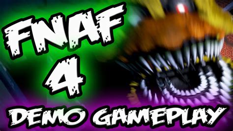 FNAF 4 DEMO GAMEPLAY NIGHT 1 || Five Nights at Freddy's 4 GAMEPLAY ...