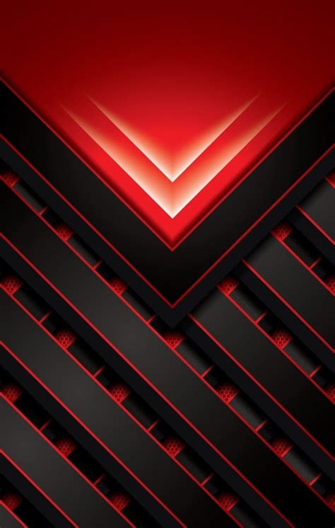 Red and Black Geometric Wallpaper | Geometric wallpaper, Abstract ...