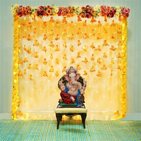 Ganpati Decoration Nice And Easy