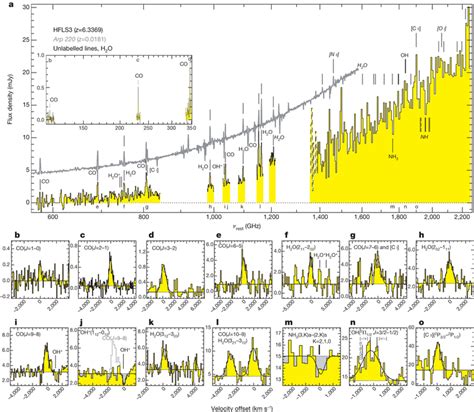 Redshift identification through molecular and atomic spectroscopy of ...