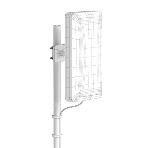 LTE Antenna - 3D Model by cgaxis