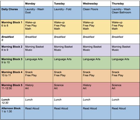 Editable Homeschool Schedule | Free Printable | Hustle and Homeschool