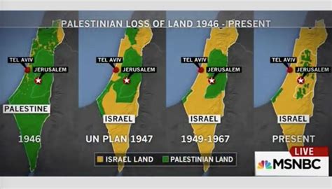 MSNBC Uses Long-Discredited Map Showing 70 Years of 'Palestine' Land ...