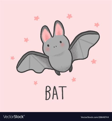 Cute Cartoon Bats To Draw With Detail / How To Draw A Bat Step By Step ...