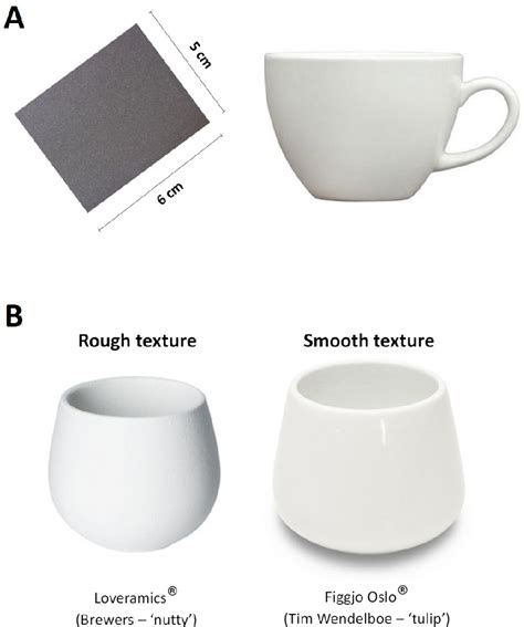 Figure 1 from Cup texture influences taste and tactile judgments in the ...