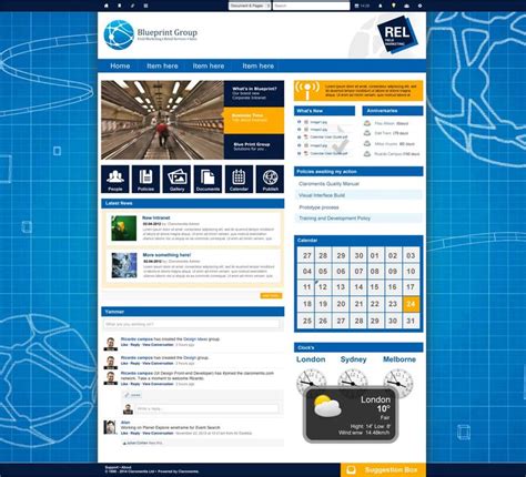 Best Intranet Designs and Examples | Claromentis | Sharepoint design ...