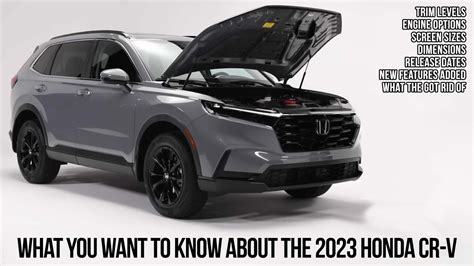 The 2023 Honda CR-V: Everything you need to know - YouTube