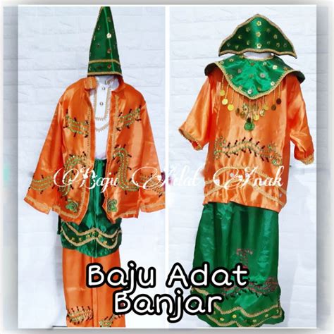 Jual Baju Adat Banjar Kostum Adat Banjar Anak SD Kecil | Shopee Indonesia