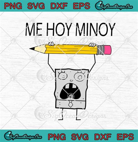 SpongeBob SquarePants DoodleBob Me Hoy Minoy SVG PNG EPS DXF ...