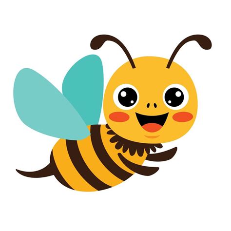 ilustración de dibujos animados de una abeja 13537122 Vector en Vecteezy