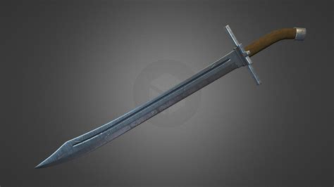 Medieval gross messer - 3D model by NikiYani [3bb5844] - Sketchfab