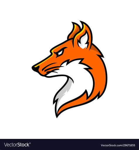 Logo fox Royalty Free Vector Image - VectorStock