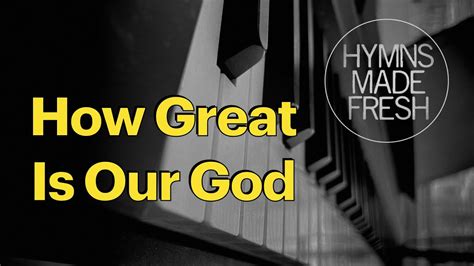 How Great Is Our God PIANO instrumental - YouTube