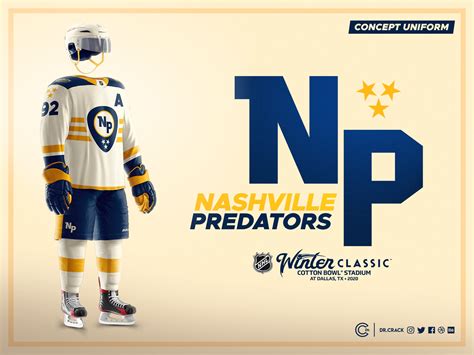 Nashville Predators Winter Classic Concept Uniform by Alec Des Rivières ...