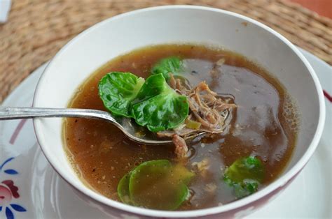 Duck Soup with Ginger and Star Anise