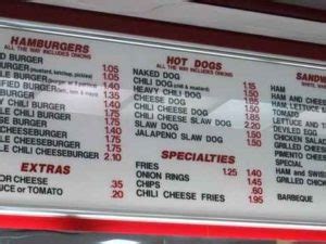 The Varsity - Menu | Roadfood