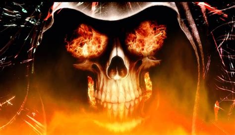 Moving Skull Wallpapers HD | Skull wallpaper, Live wallpapers, Skull fire