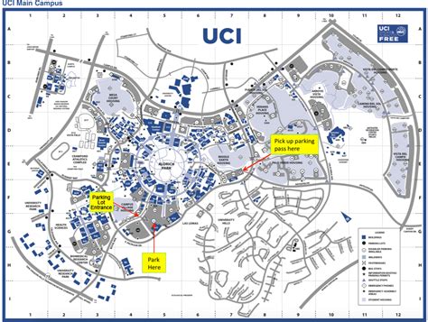 Uci Main Campus Map - Zip Code Map