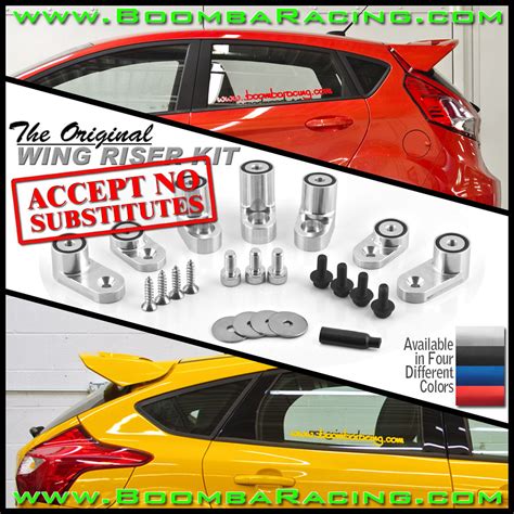 Official Boomba Wing Riser Photo thread | Page 16 | Ford Focus ST Forum