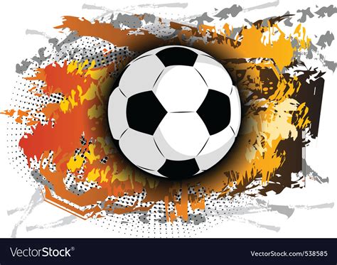 Football theme on the background Royalty Free Vector Image