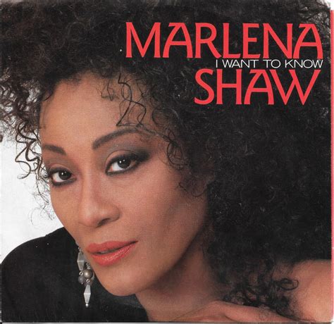 Marlena Shaw - I Want To Know (1988, Vinyl) | Discogs