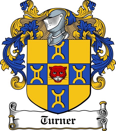 Turner Family Crest / Irish Coat of Arms Image Download - Tradebit