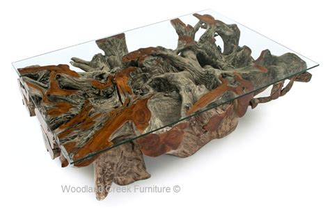 Handcrafted Tree Root Coffee Table | The Green Head