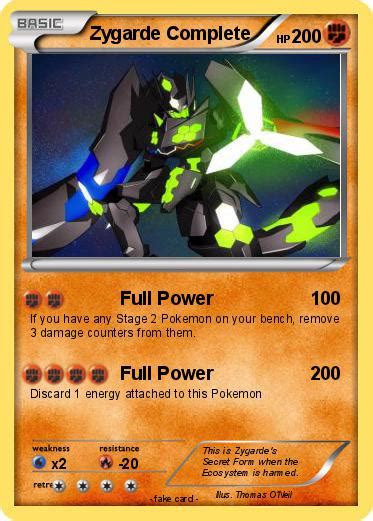 Pokémon Zygarde Complete - Full Power - My Pokemon Card