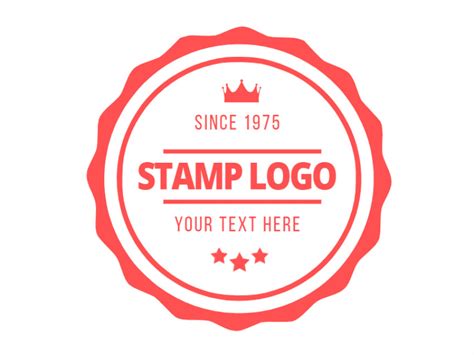 Rubber Stamp Logo MockoFUN