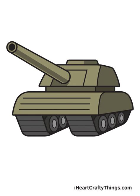 Tank Drawing - How To Draw A Tank Step By Step