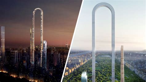 Insane 'Bent' Building Concept Would Be The World’s Longest At 4,000 Ft