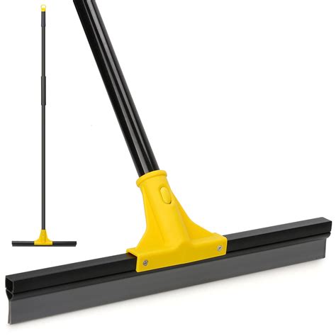 Buy Squeegee Broom for Floor, 18'' Rubber Squeegee with 60'' Long ...